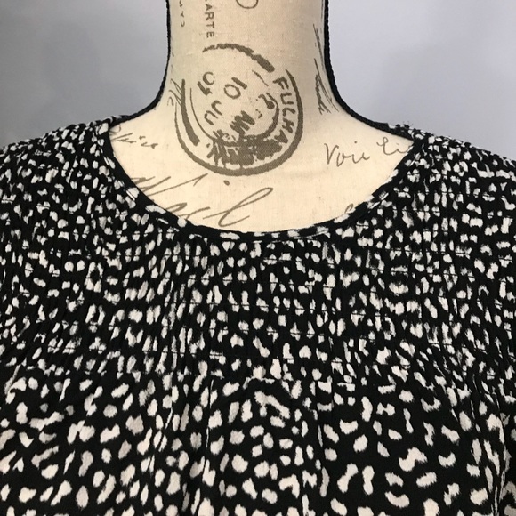 Michael Kors Black and White Long Sleeve Top M - Picture 2 of 5